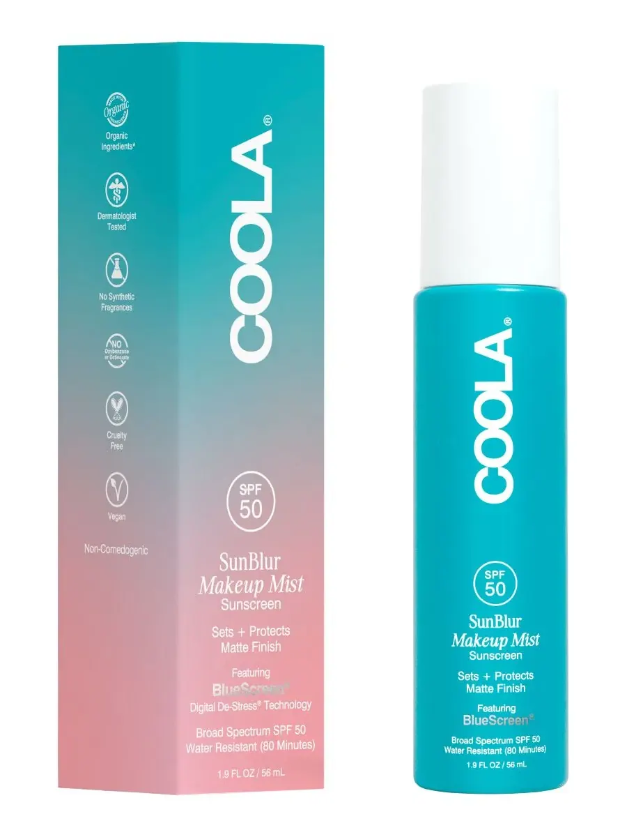 Крем для лица SPF COOLA Фиксирующий спрей для макияжа SunBlur — изображение 1 из 5