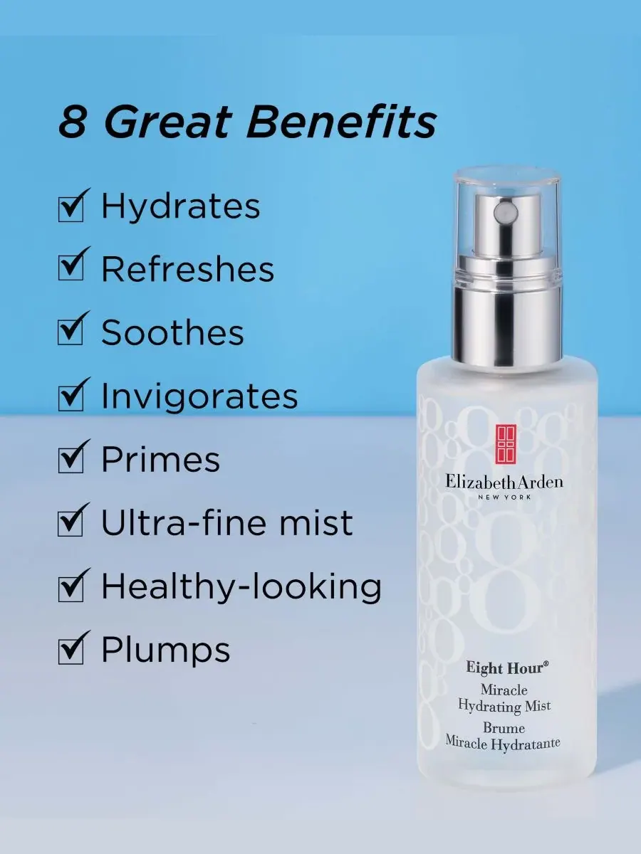 Elizabeth Arden Увлажняющий спрей Eight Hour Miracle, 3,4 унции — изображение 5 из 10