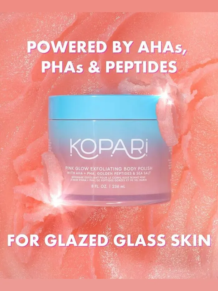 Отшелушивающий лак для тела Pink Glow Kopari Beauty — изображение 2 из 6