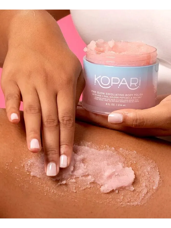 Отшелушивающий лак для тела Pink Glow Kopari Beauty — изображение 3 из 6