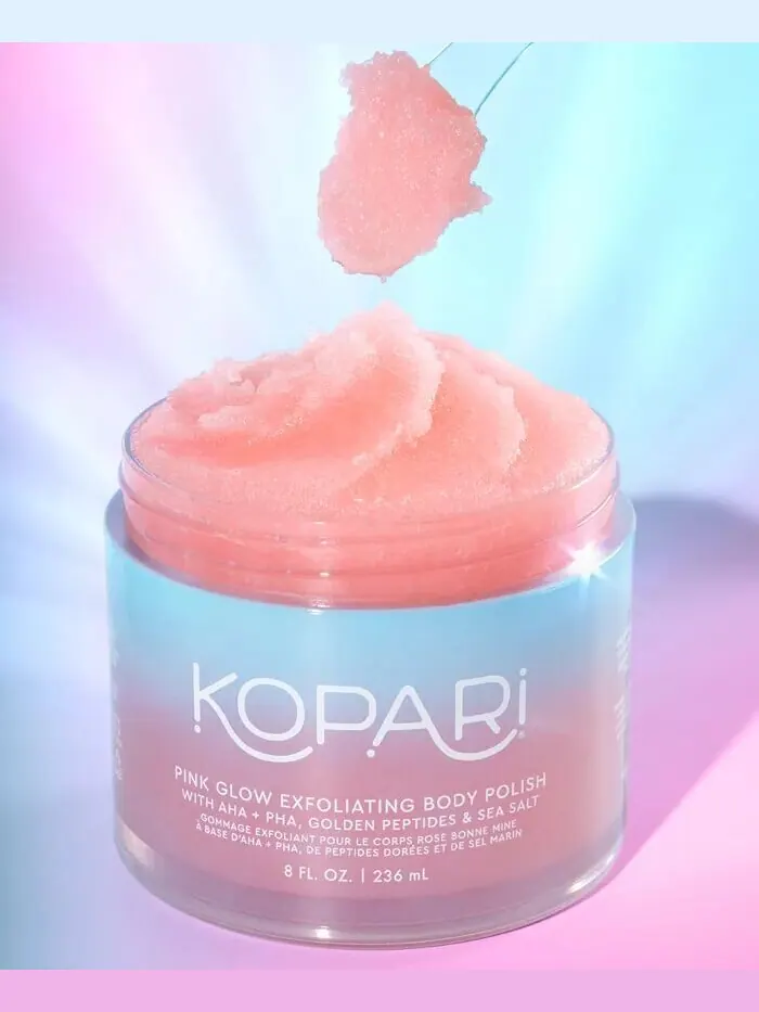 Отшелушивающий лак для тела Pink Glow Kopari Beauty — изображение 4 из 6