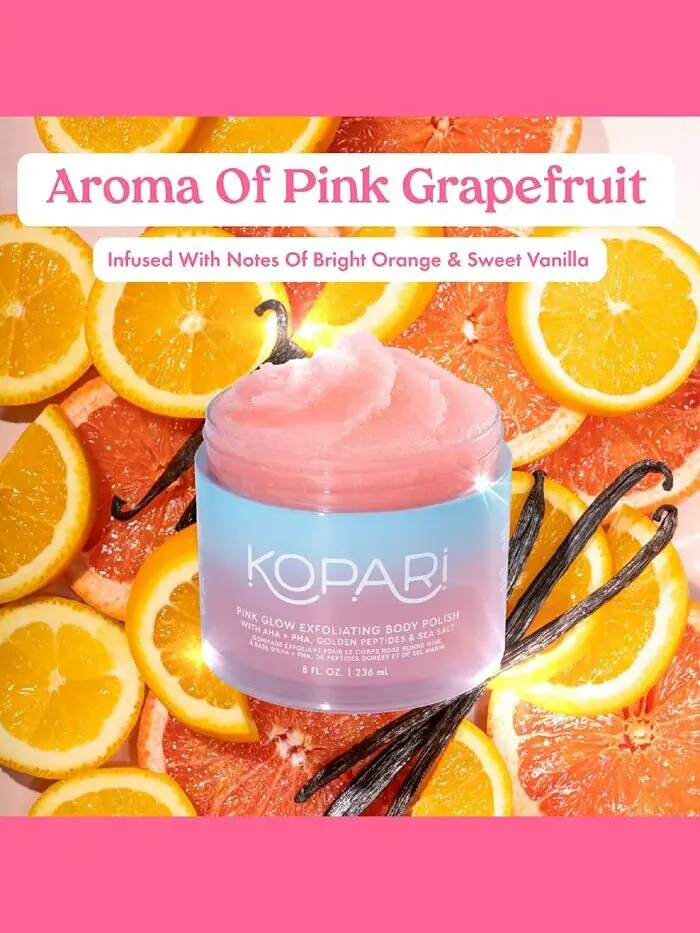 Отшелушивающий лак для тела Pink Glow Kopari Beauty — изображение 5 из 6