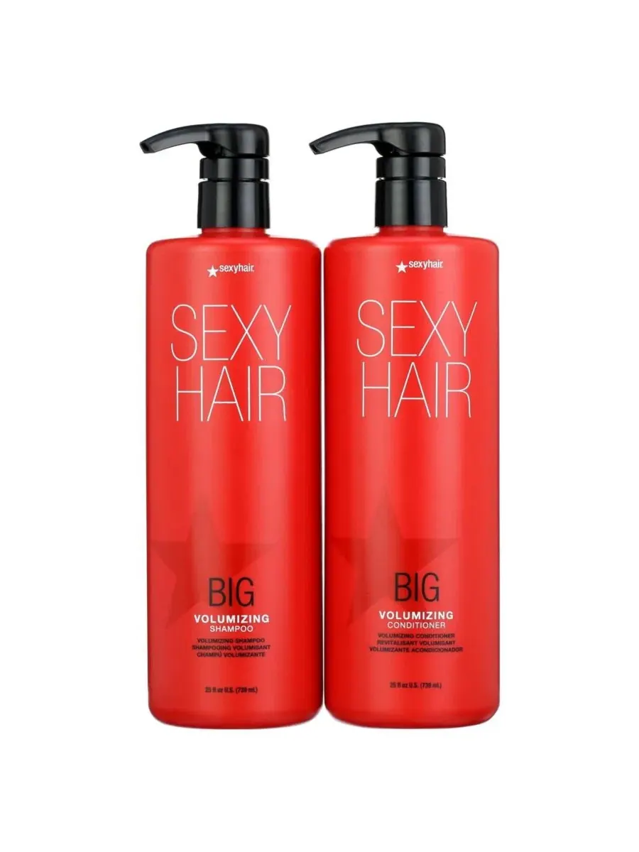 Шампунь и кондиционер для придания объема Big Volumizing, 709 г (709 г ) Sexy Hair — мульти