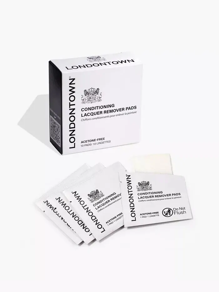 Набор кондиционирующих подушечек для снятия Lakur, 10 шт Londontown