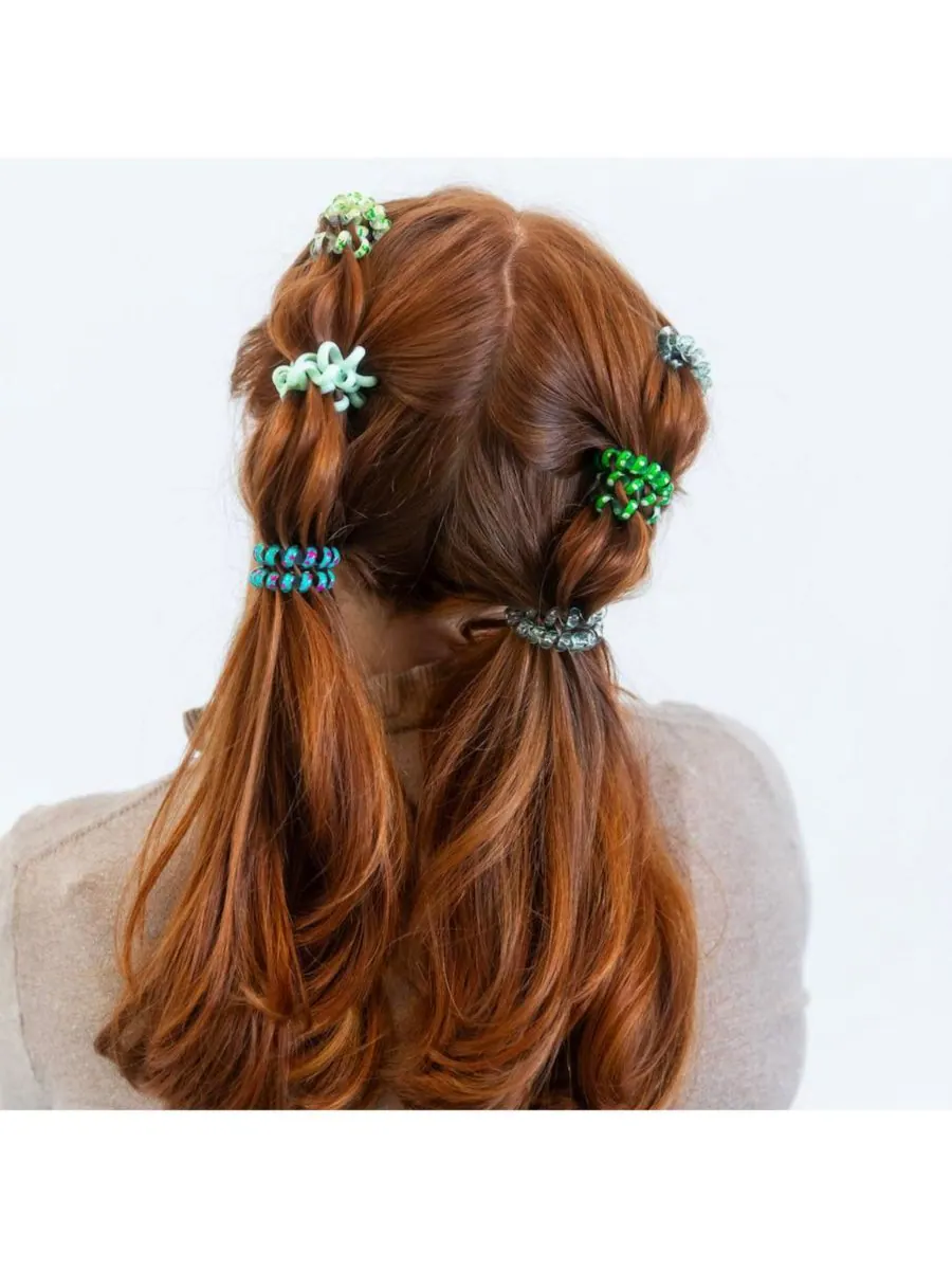 Headbands of Hope Набор резинок для волос - зеленые оттенки — изображение 3 из 10
