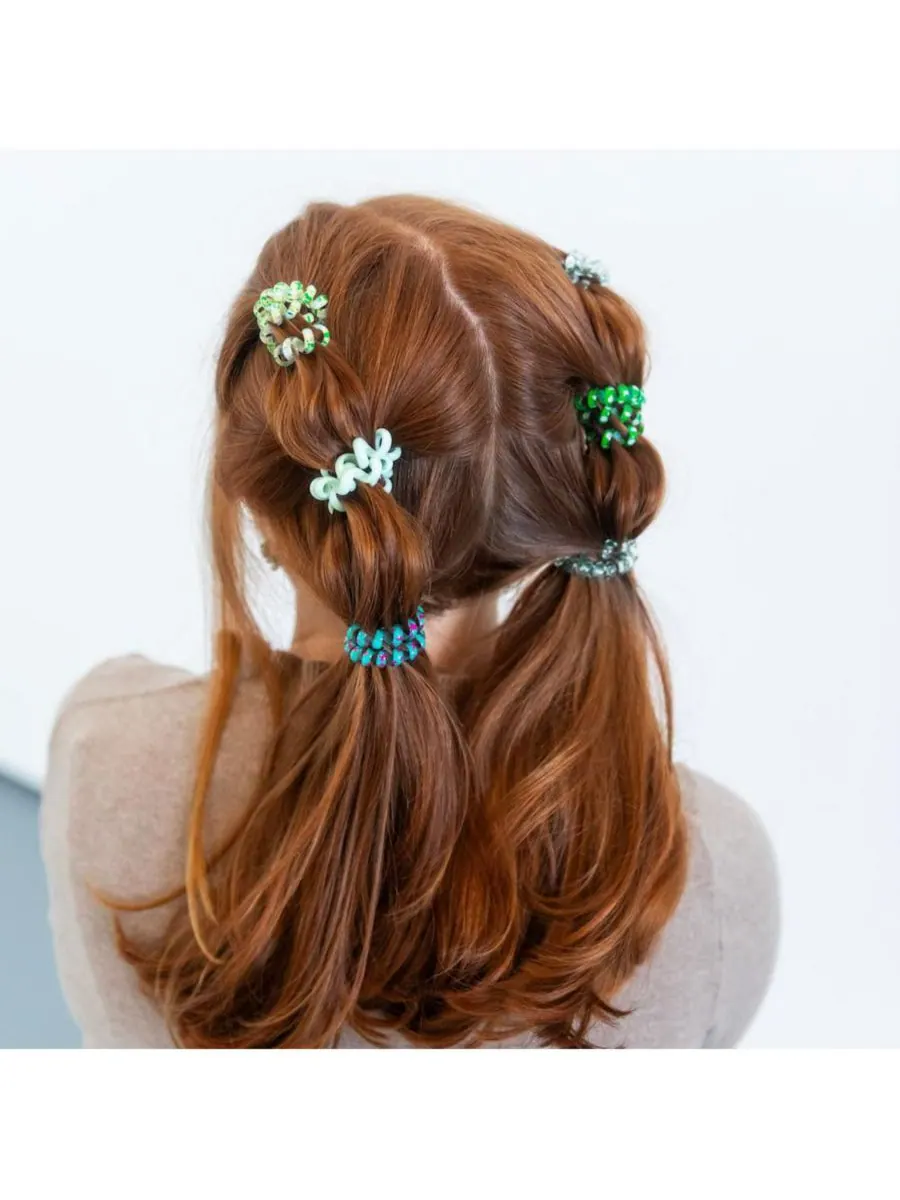 Headbands of Hope Набор резинок для волос - зеленые оттенки — изображение 10 из 10