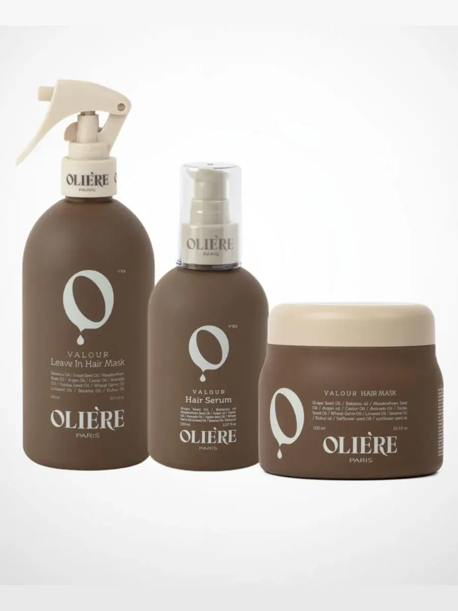 Oliere Paris Набор из трех средств по уходу за волосами Valour Repair & Shine Hair Care Trio — изображение 1 из 4