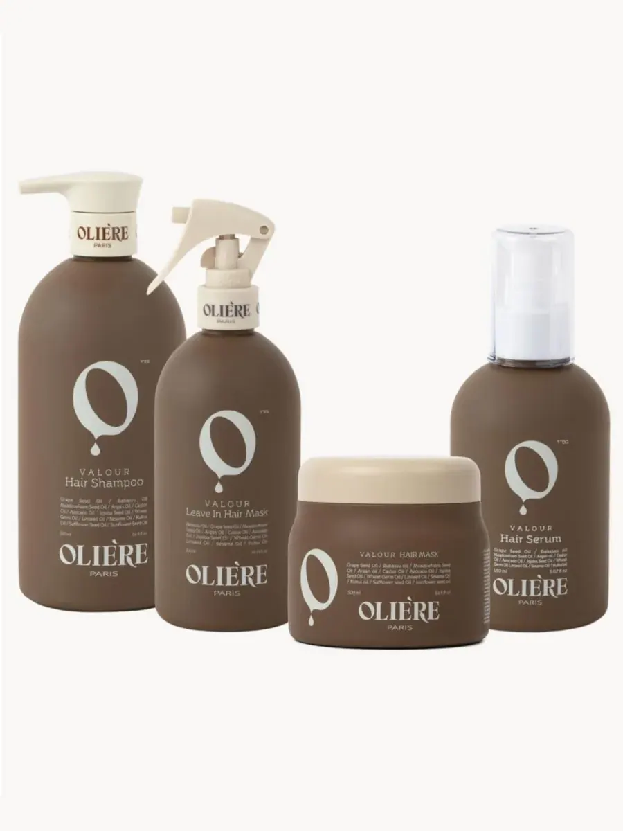 Oliere Paris Набор для ухода за волосами Valour Smoothing Repairing Shine-Enhancing Hair Care Set — изображение 1 из 6