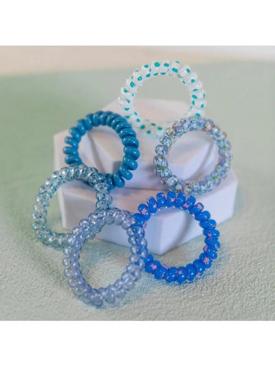 Headbands of Hope Набор резинок для волос - Blue Bliss — изображение 4 из 8