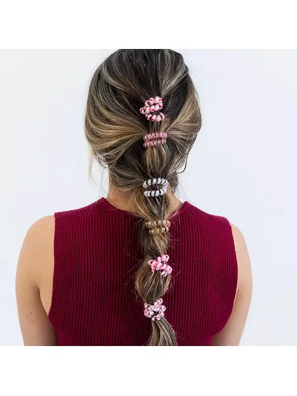 Набор резинок для волос - розовый для вечеринки Headbands Of Hope — изображение 3 из 4