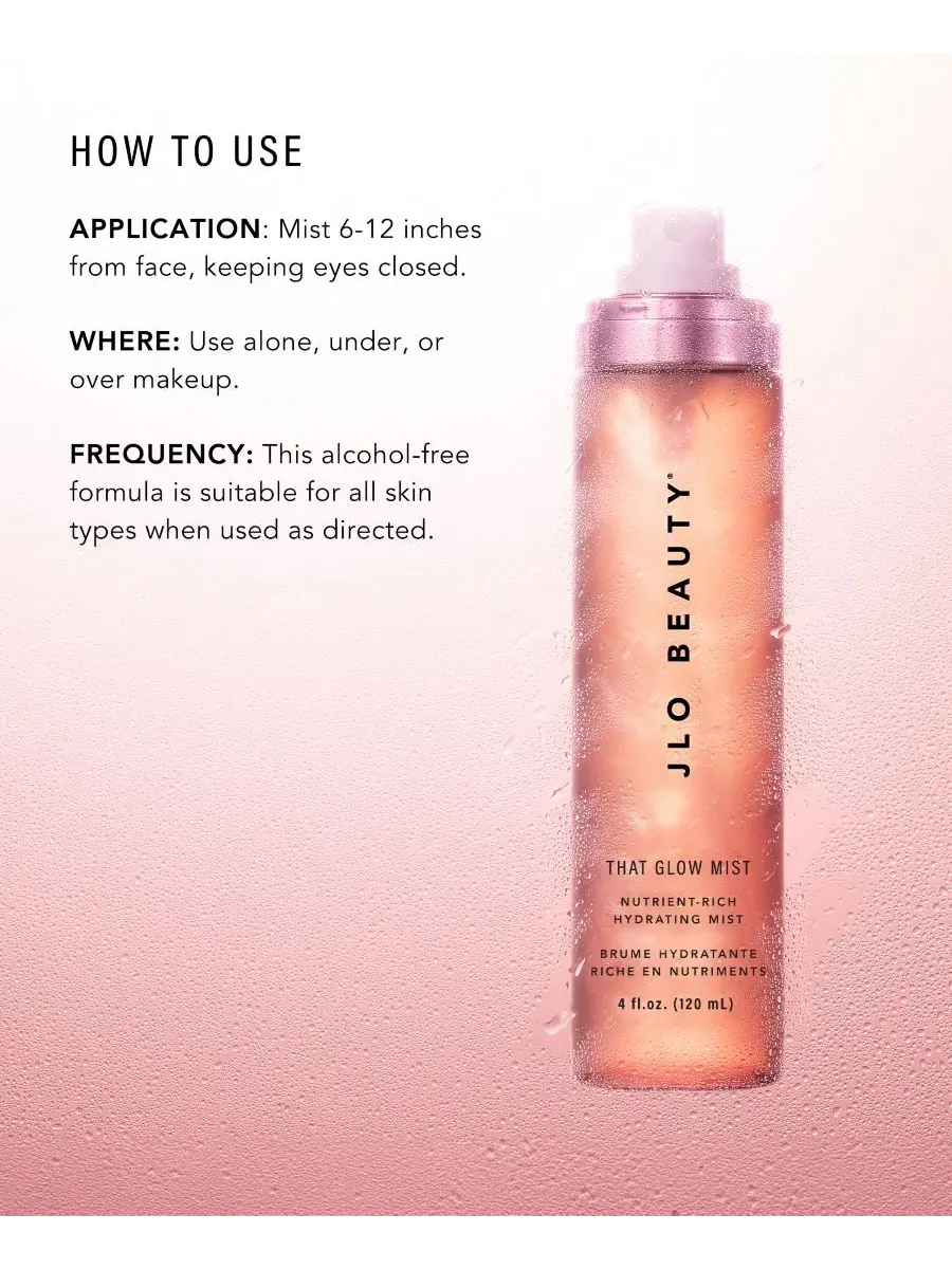 Спрей для лица That Glow Mist, 113 мл Jlo Beauty — изображение 5 из 8