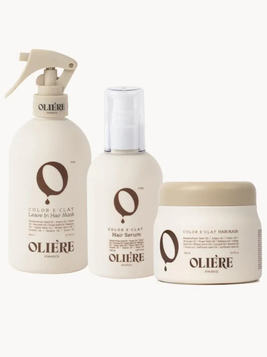 Oliere Paris Набор из трех средств для ухода за волосами Color Eclat Repair & Protection — изображение 1 из 4