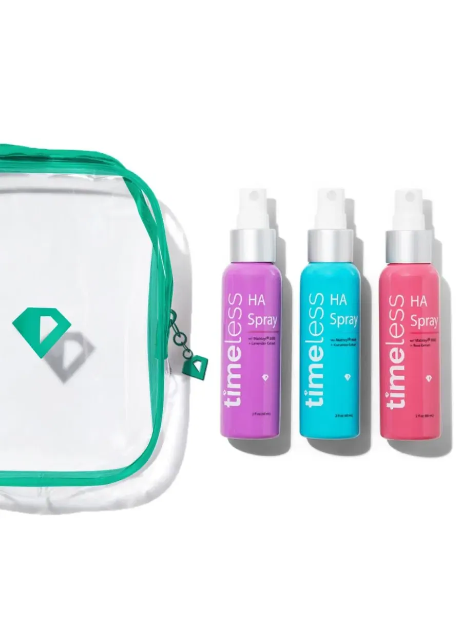Набор миниатюрных увлажняющих пептидных спреев на весну Timeless Skin Care