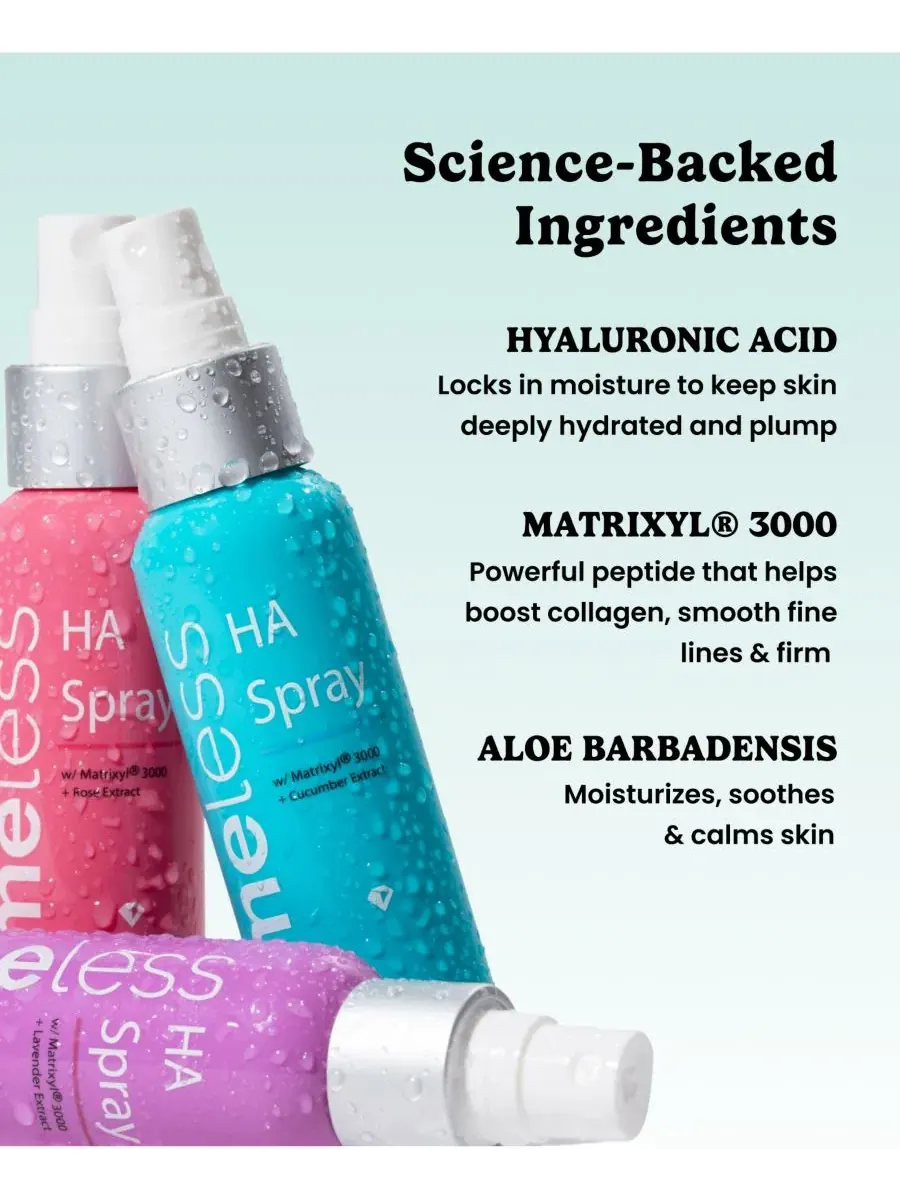 Набор миниатюрных увлажняющих пептидных спреев на весну Timeless Skin Care — изображение 2 из 5