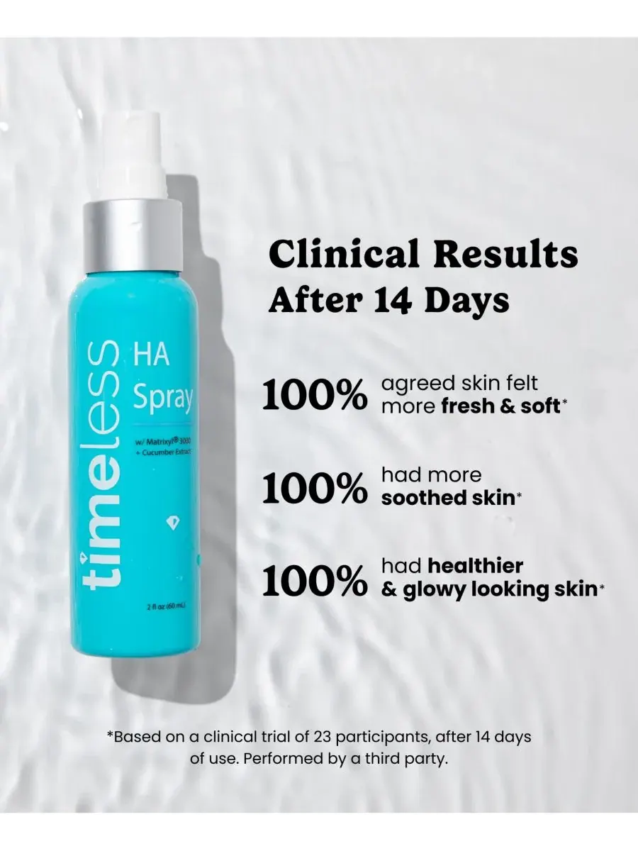 Набор миниатюрных увлажняющих пептидных спреев на весну Timeless Skin Care — изображение 3 из 5