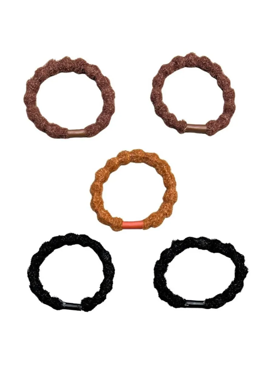 Headbands of Hope Набор из 5 резинок для волос - для темных волос