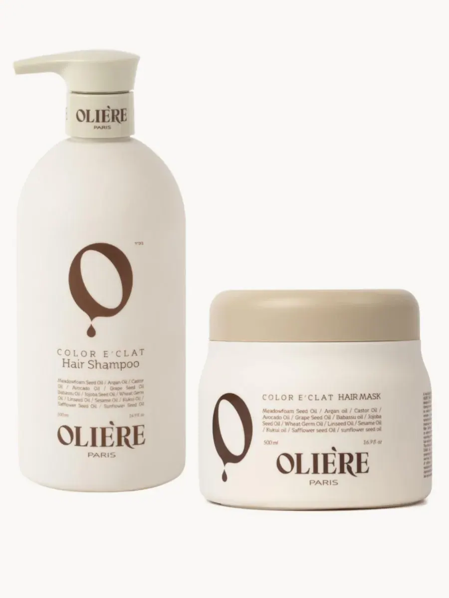 Oliere Paris Набор для ухода за волосами Color Eclat Cleanse & Repair Hair Care Duo — изображение 1 из 3