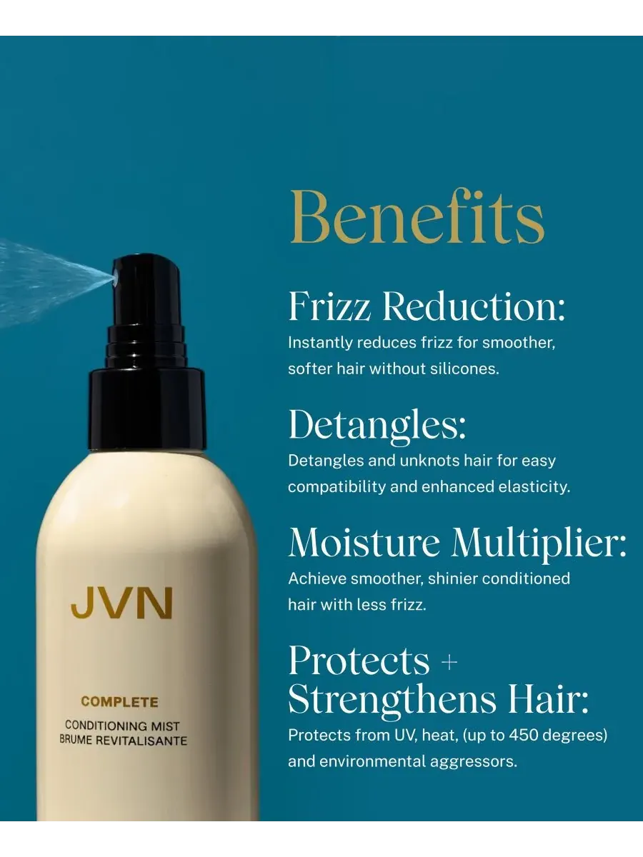 JVN Hair Несмываемый кондиционирующий спрей Complete, 2,02 унции — изображение 2 из 10