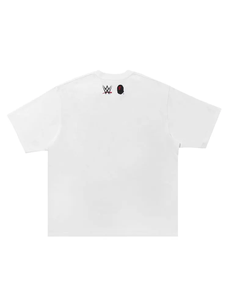 Футболка BAPE x WWE Wrestlers Baby Milo Relaxed Fit Tee — изображение 2 из 2, белый