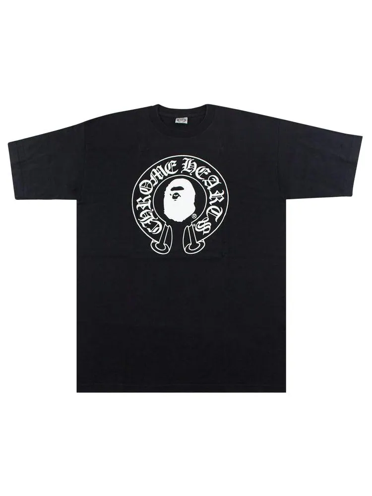 Футболка BAPE x Chrome Hearts T-shirt — изображение 1 из 1, черный