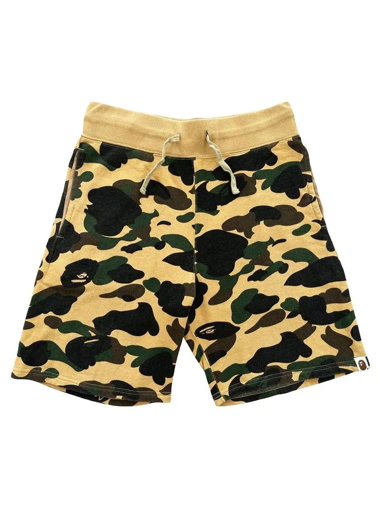 Шорты BAPE 1st Camo Sweat Shorts — изображение 1 из 2, желтый