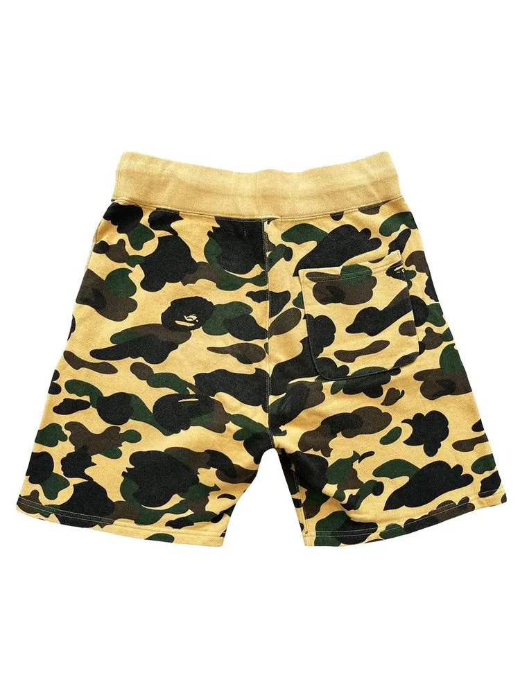 Шорты BAPE 1st Camo Sweat Shorts — изображение 2 из 2, желтый