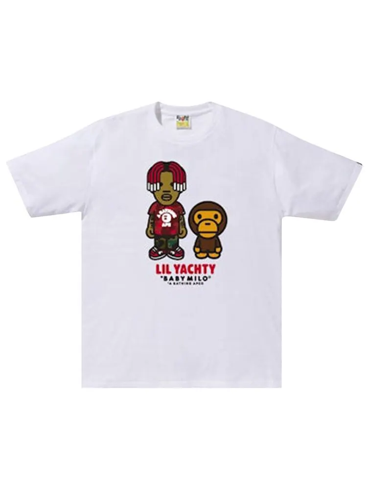Футболка BAPE Baby Milo x Lil Yachty Tee #1 — изображение 1 из 1, белый