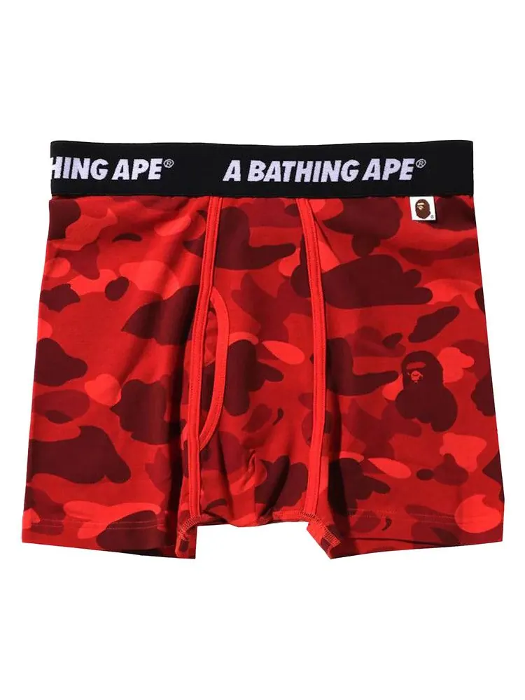 Брюки BAPE Color Camo Trunks — изображение 1 из 1, красный