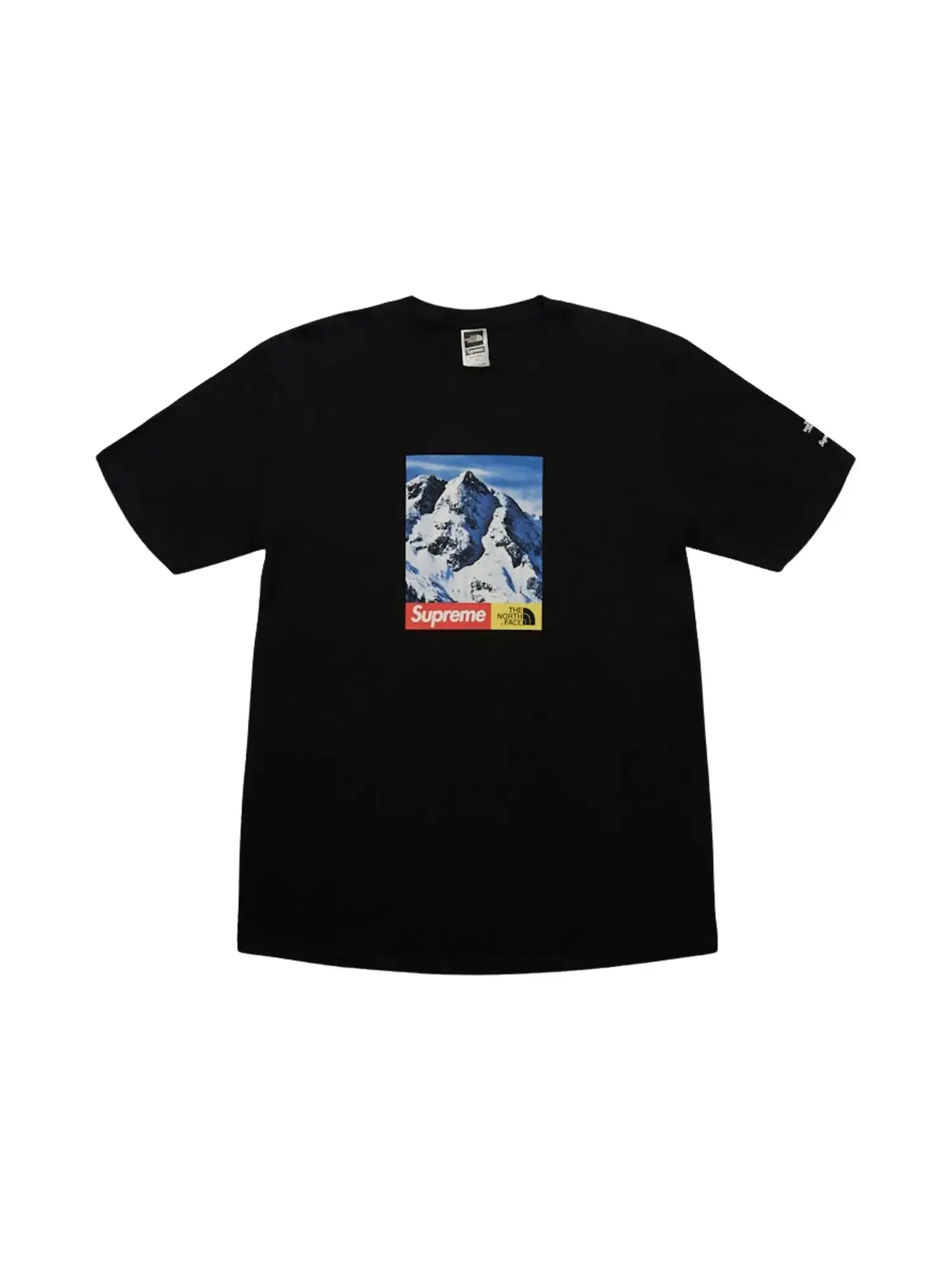 Футболка Supreme x The North Face Mountain Tee — черный