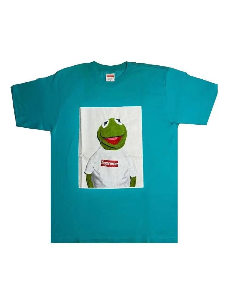 Футболка Supreme Kermit Photo Tee — изображение 1 из 1, бирюзовый
