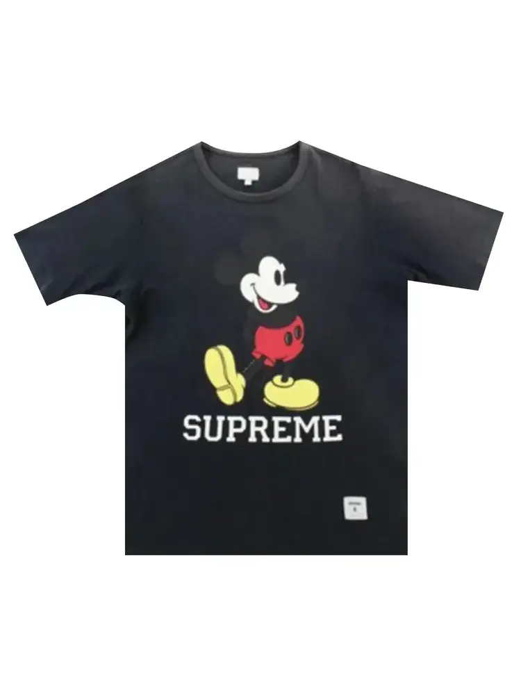 Футболка Supreme x Disney Mickey — изображение 1 из 1, черный