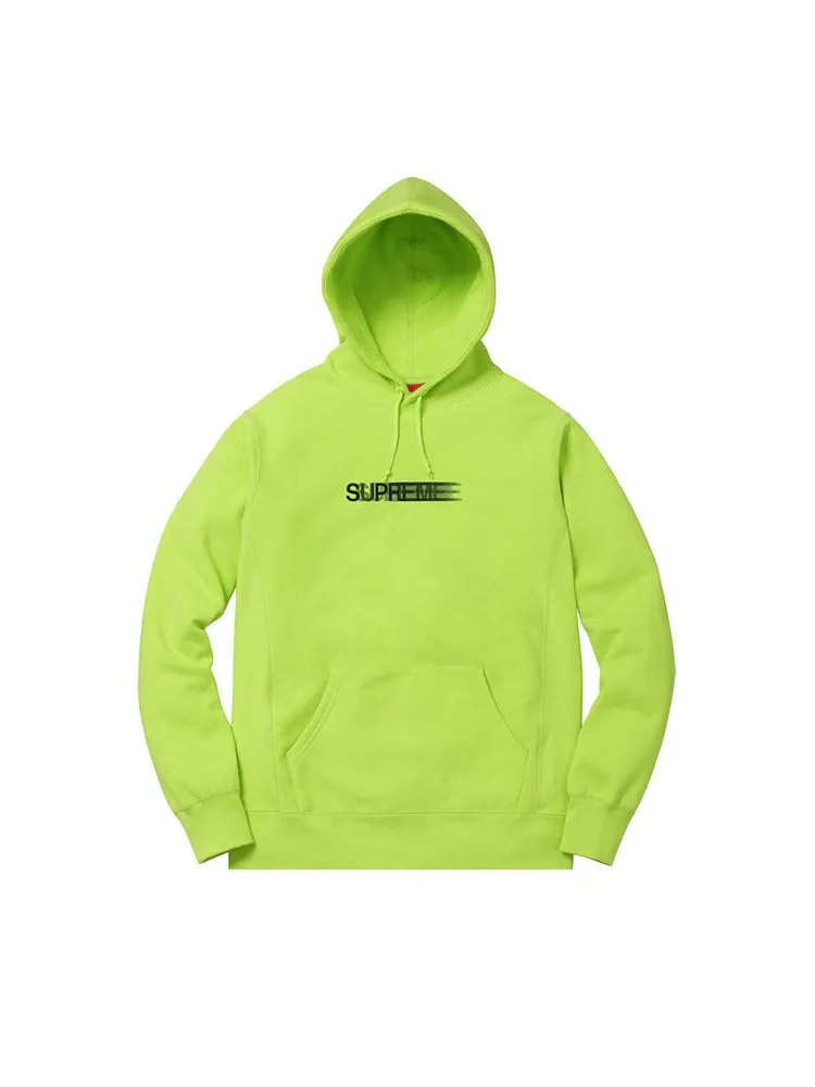 Толстовка Supreme Motion Logo Hooded Sweatshirt — изображение 1 из 1, лаймовый