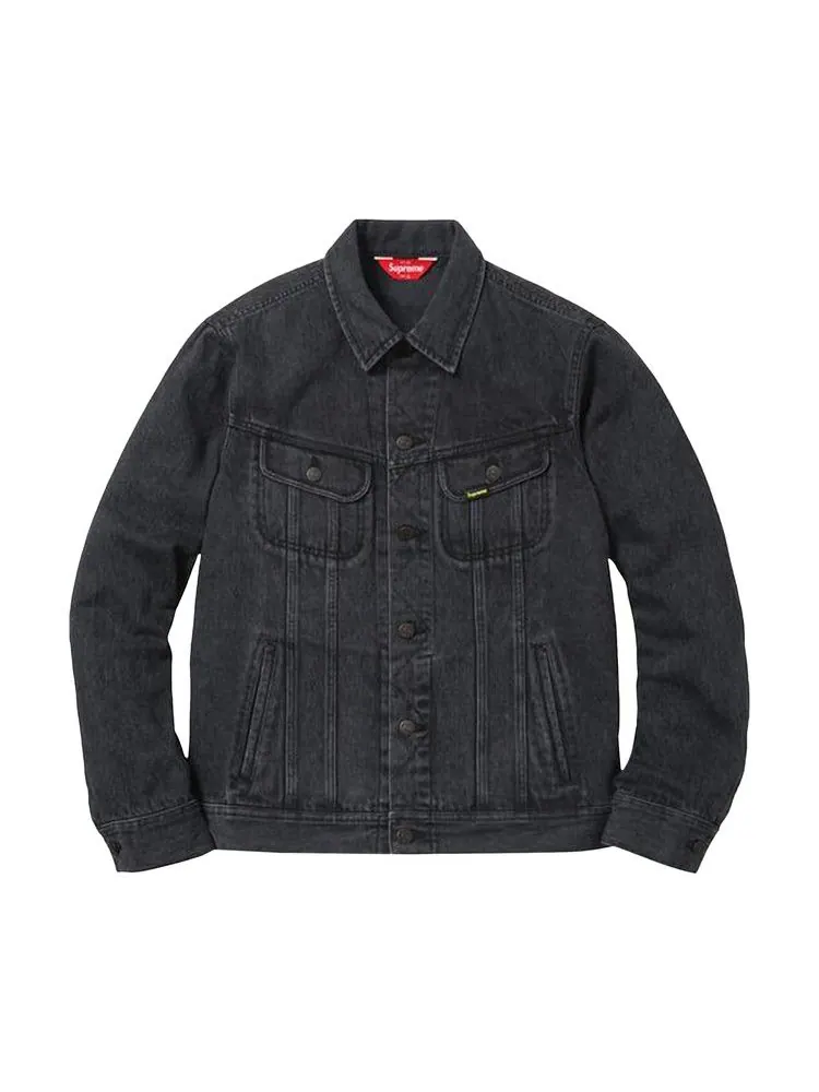 Куртка Supreme Denim Trucker Jacket — изображение 1 из 2, черный