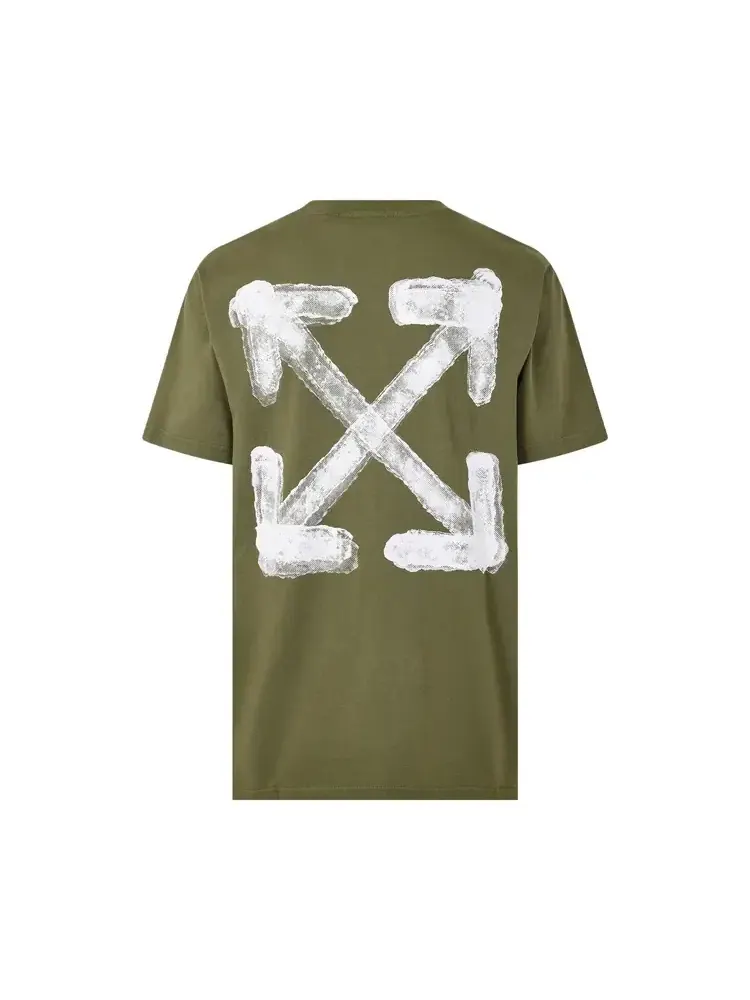 Футболка Off-White Spray Arrow — изображение 2 из 2, зеленый