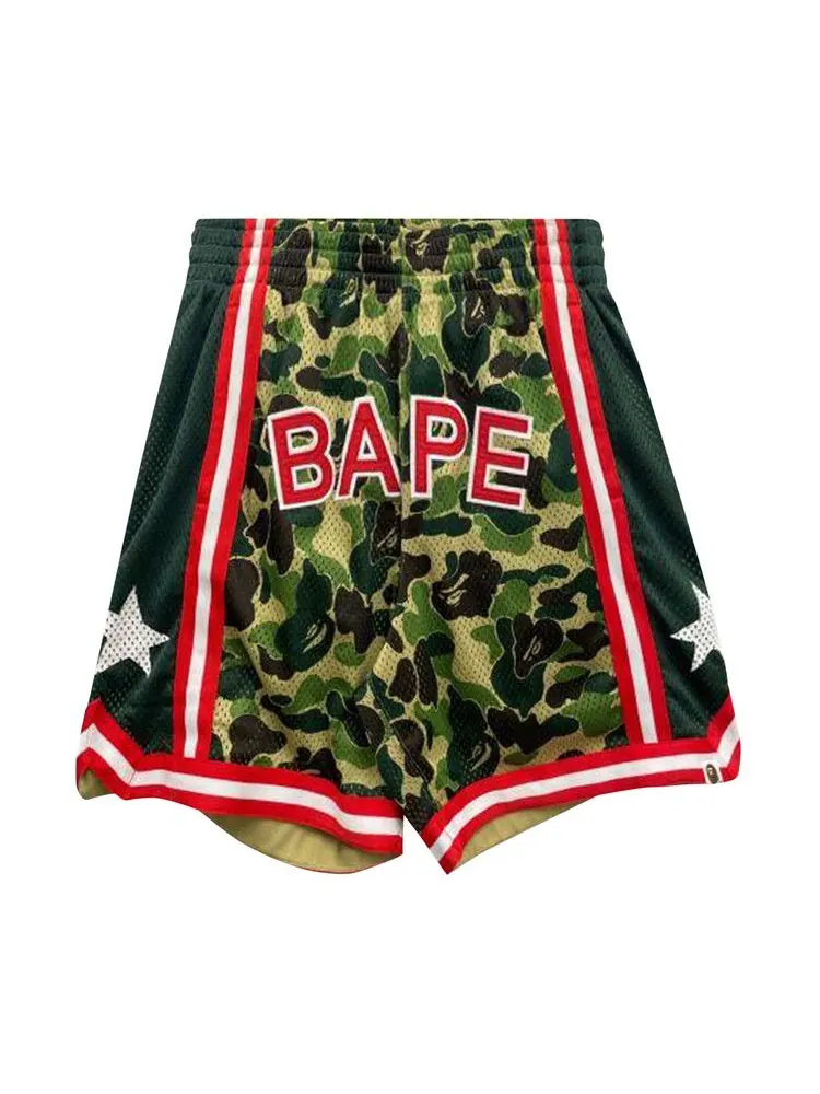 Шорты BAPE Basketball Shorts — изображение 1 из 2, зеленый