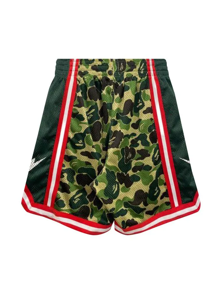 Шорты BAPE Basketball Shorts — изображение 2 из 2, зеленый