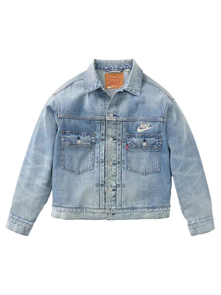 Куртка Levis x Nike Trucker Jacket — изображение 1 из 2, светлый синий