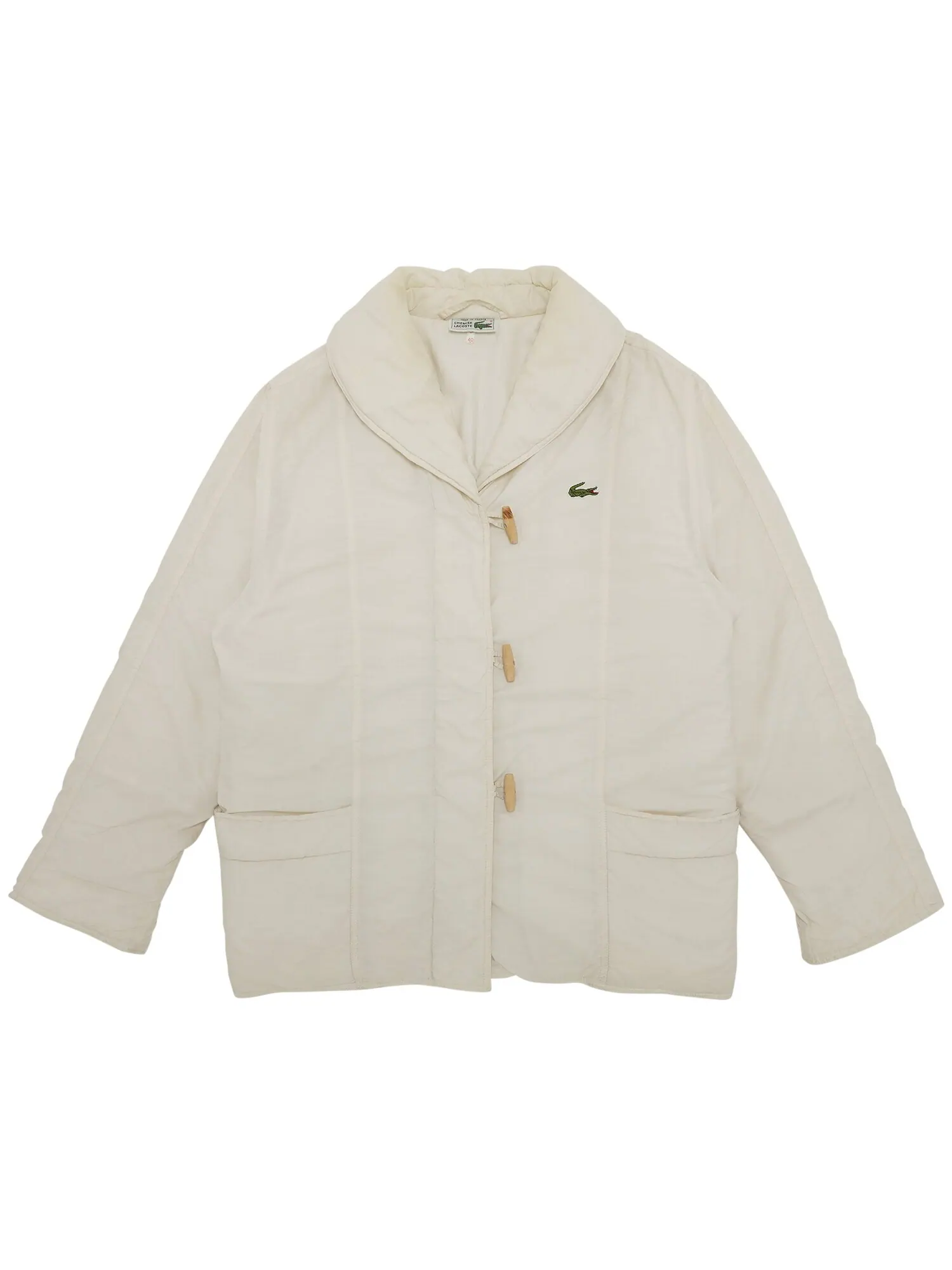 Пуховик Lacoste Toggle Белый — изображение 1 из 3