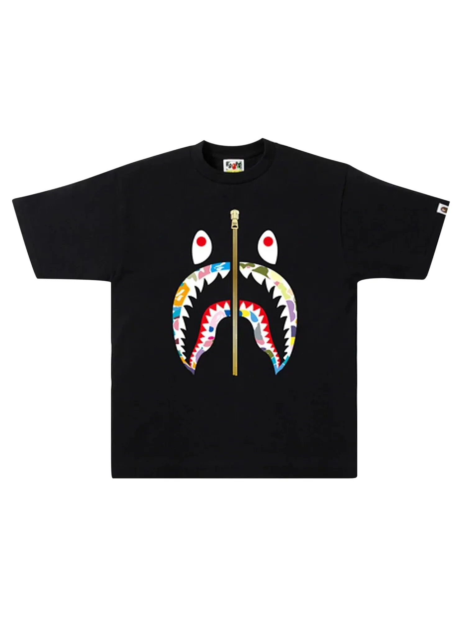 Футболка BAPE Multi Camo Shark