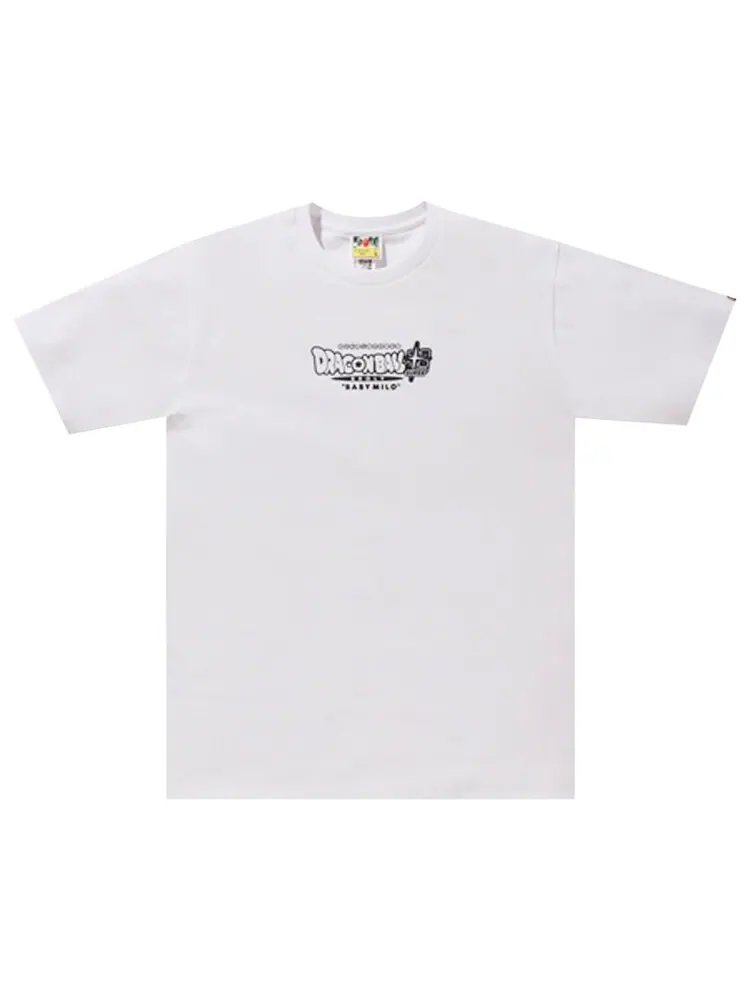 Футболка BAPE x Dragon Ball Z Super Son Goku & Vegeta Tee 'White' — изображение 1 из 2, белый
