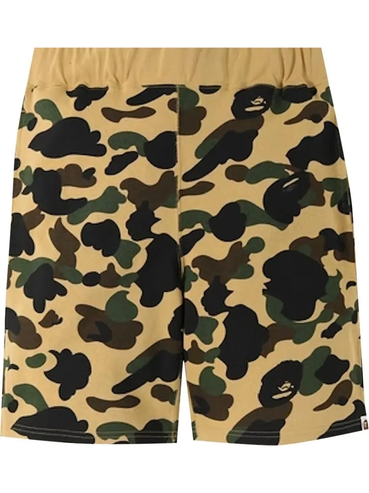 Шорты BAPE 1st Camo Sweat Shorts 'Yellow' — изображение 1 из 1, желтый