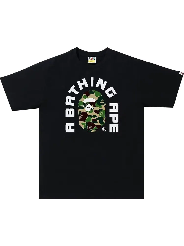 Футболка BAPE ABC Camo College 2020 Tee 'Black/Green' — изображение 1 из 1, черный