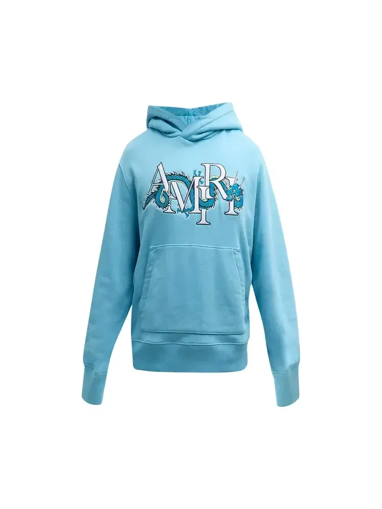Худи Amiri Dragon Logo — синий