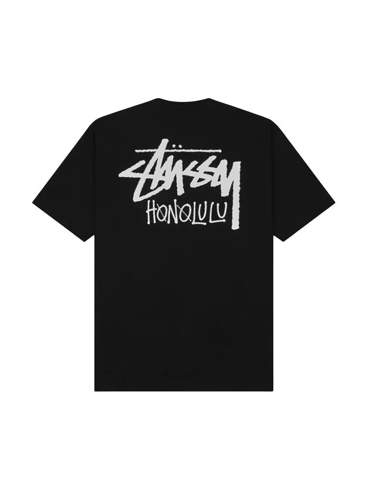 Футболка Stussy Honolulu Tee — изображение 2 из 2, черный