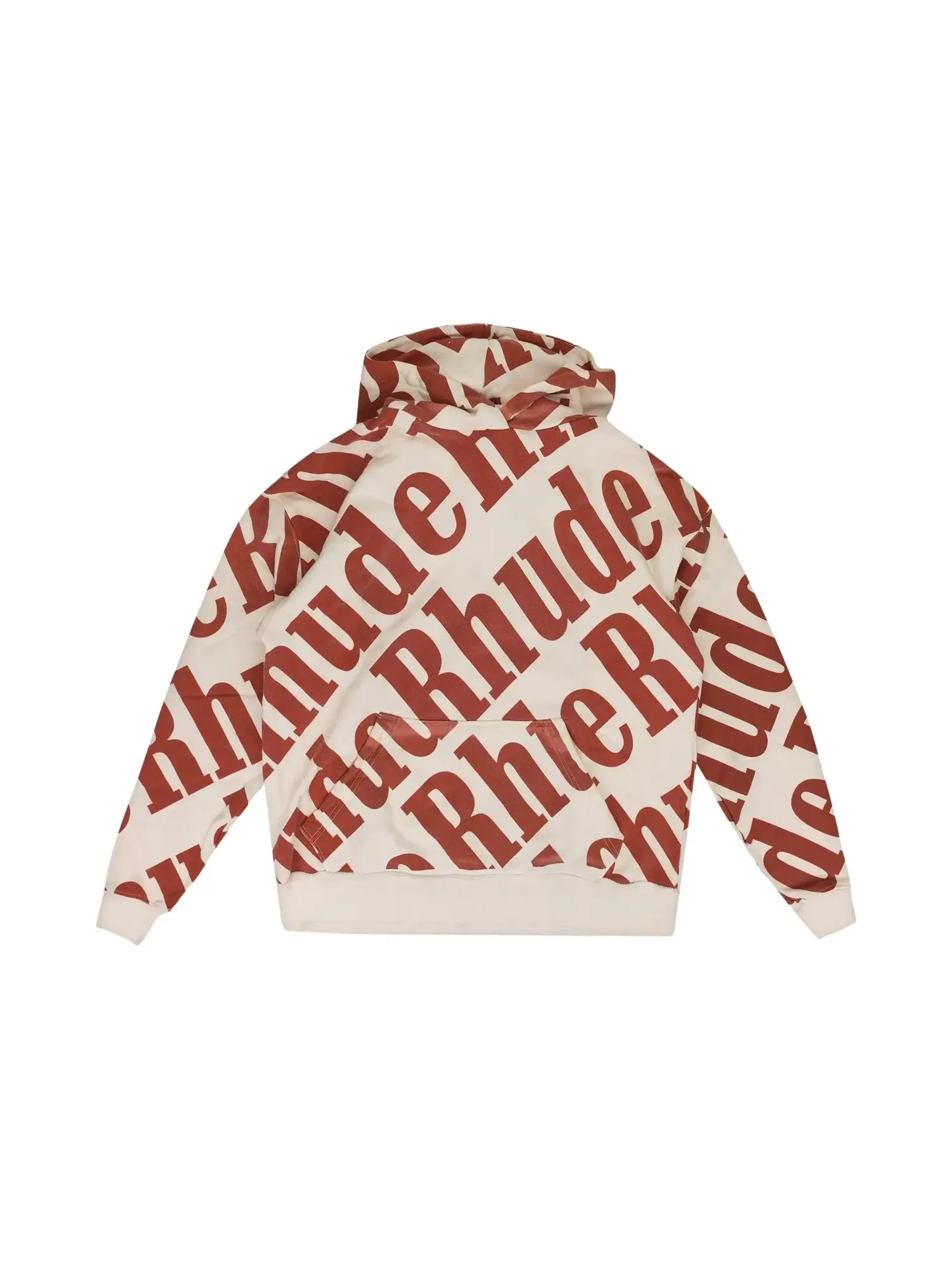 Худи Rhude All Over Hoodie — бежевый