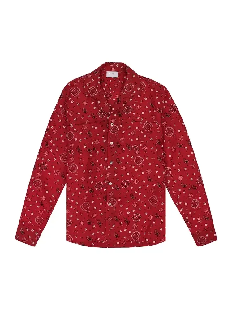 Футболка с длинными рукавами Rhude Bandana — красный