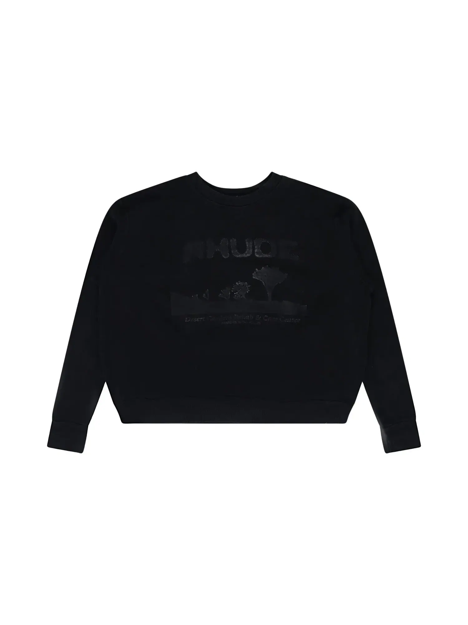 Свитер Rhude с круглым вырезом — черный