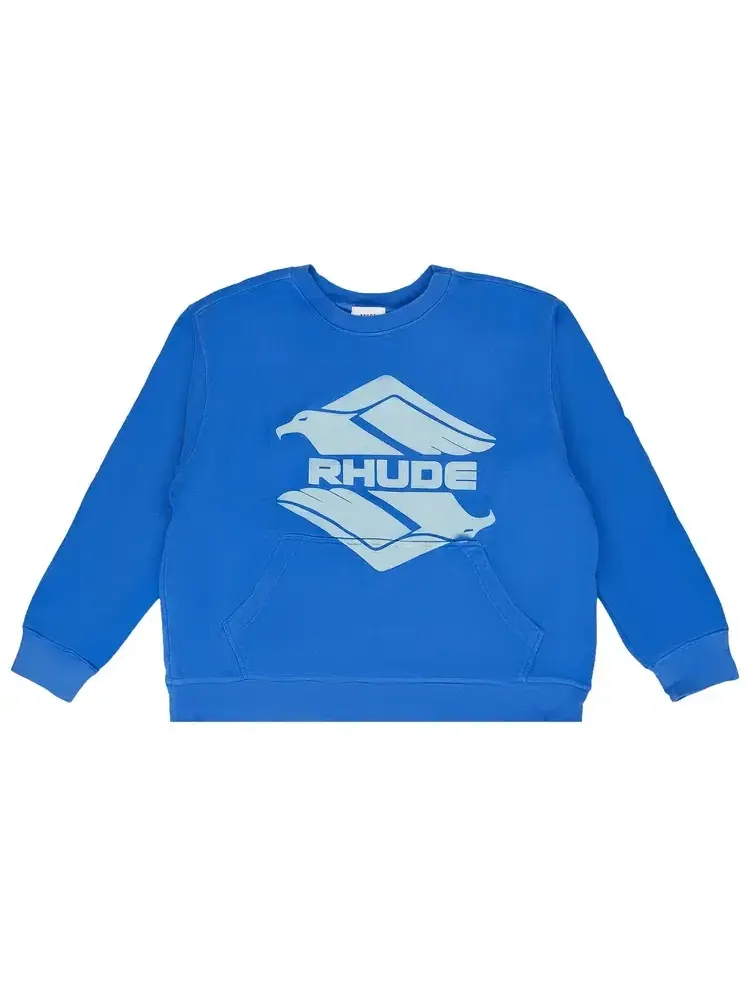 Свитшот Rhude Dragon Crewneck — синий