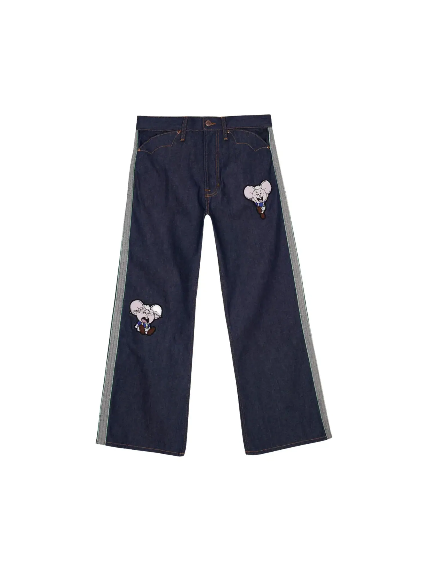 Джинсы Brain Dead x Coach Kachi Mouse Retro Jean — синий