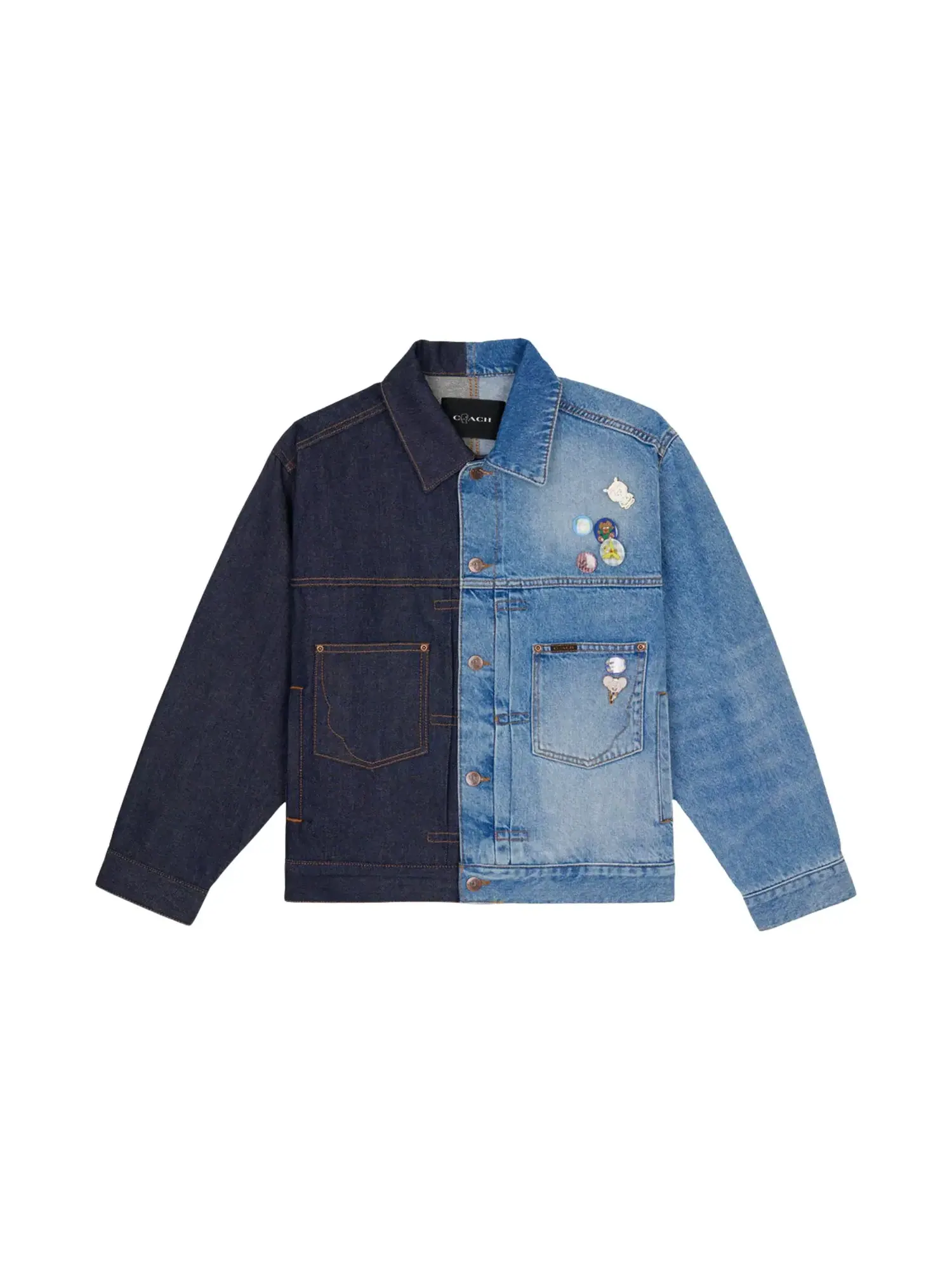 Джинсовая куртка Brain Dead x Coach Split Denim Jacket